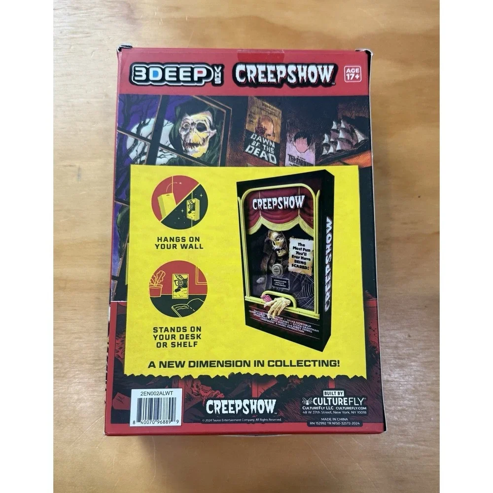 Culturefly Creepshow 3DEEP VHS 3D Movie Art 7.5